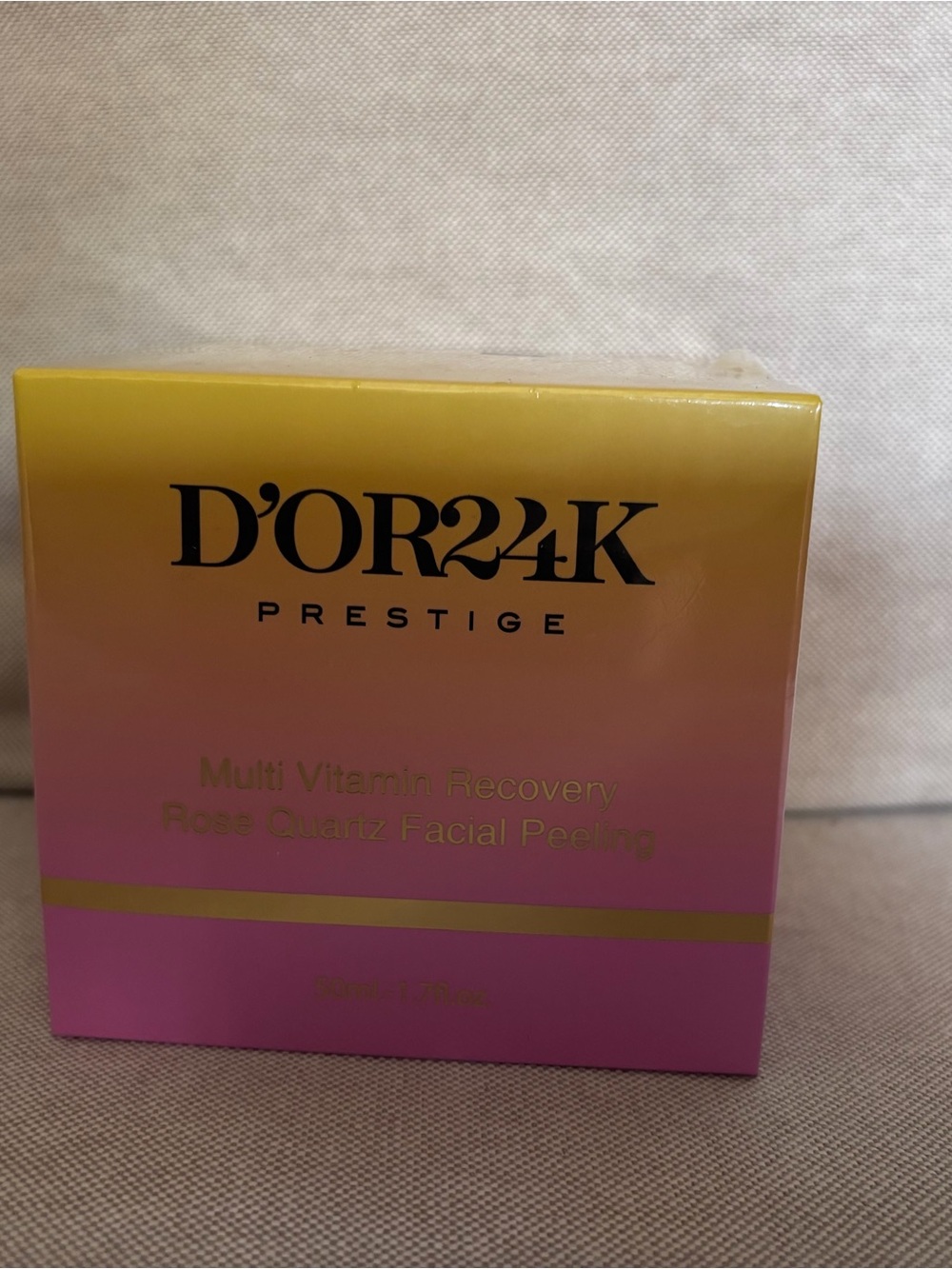 D'OR24K Prestige Facial Peeling Rose Quartz 50ml 1.7oz Alcohol-Free Paraben-Free - Picture 3 of 3